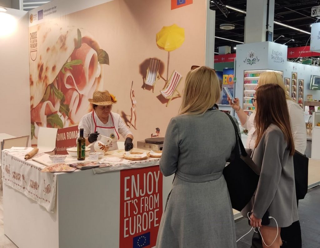 Il Consorzio di Promozione e Tutela della Piadina Romagnola IGP all'Anuga 2023 a Colonia