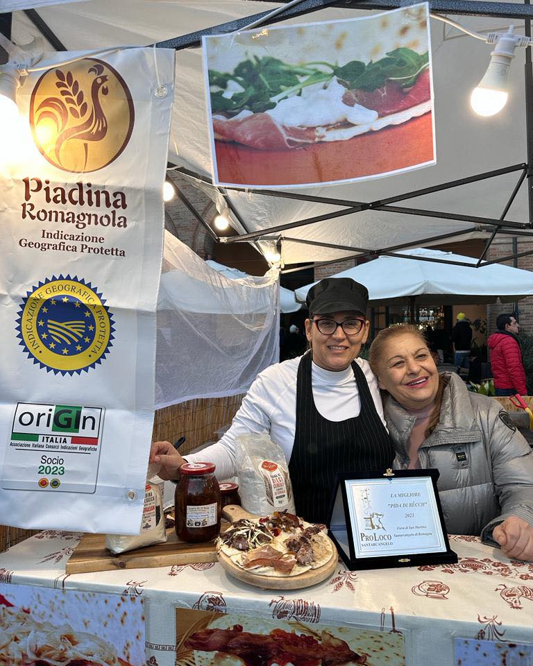 Piadineria Dalla Quinta premiata alla Fiera di San Martino 2023 (foto CNA)