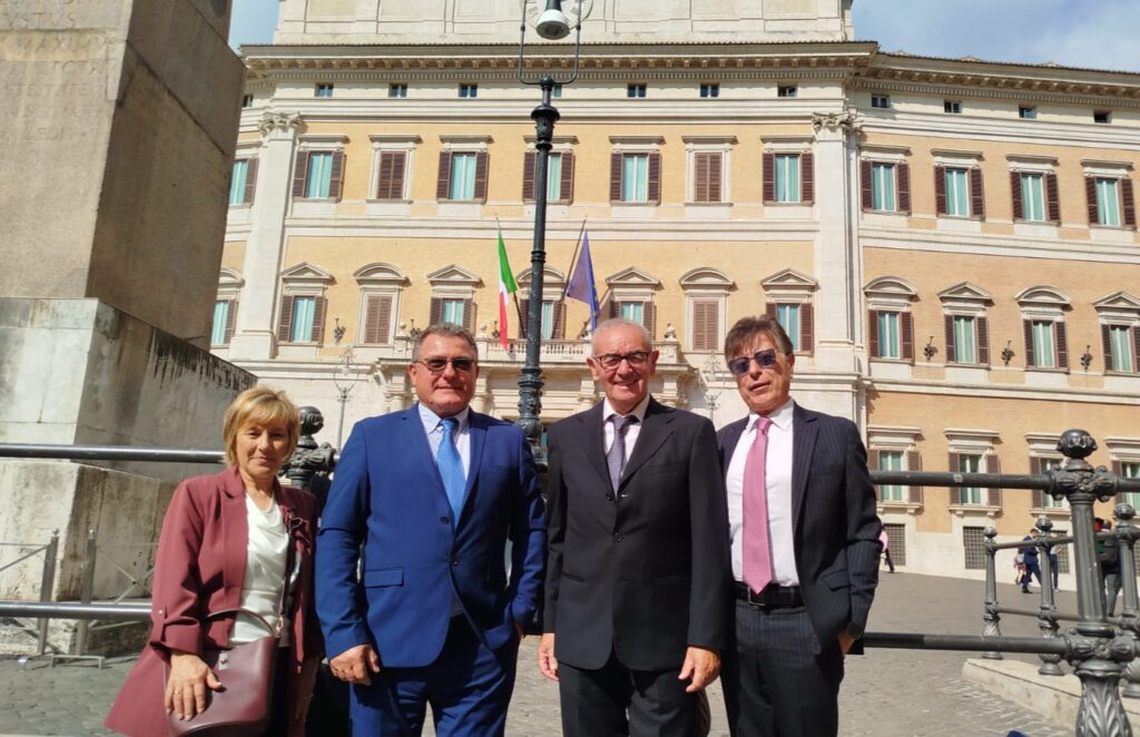 Da sinistra Maria Cristina Marconi, Marcello Dadi, Alfio Biagini, Marco Vespasiano